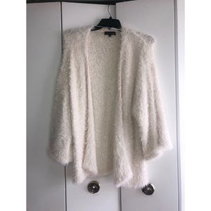 Catherine Malandrino white sweater cardigan